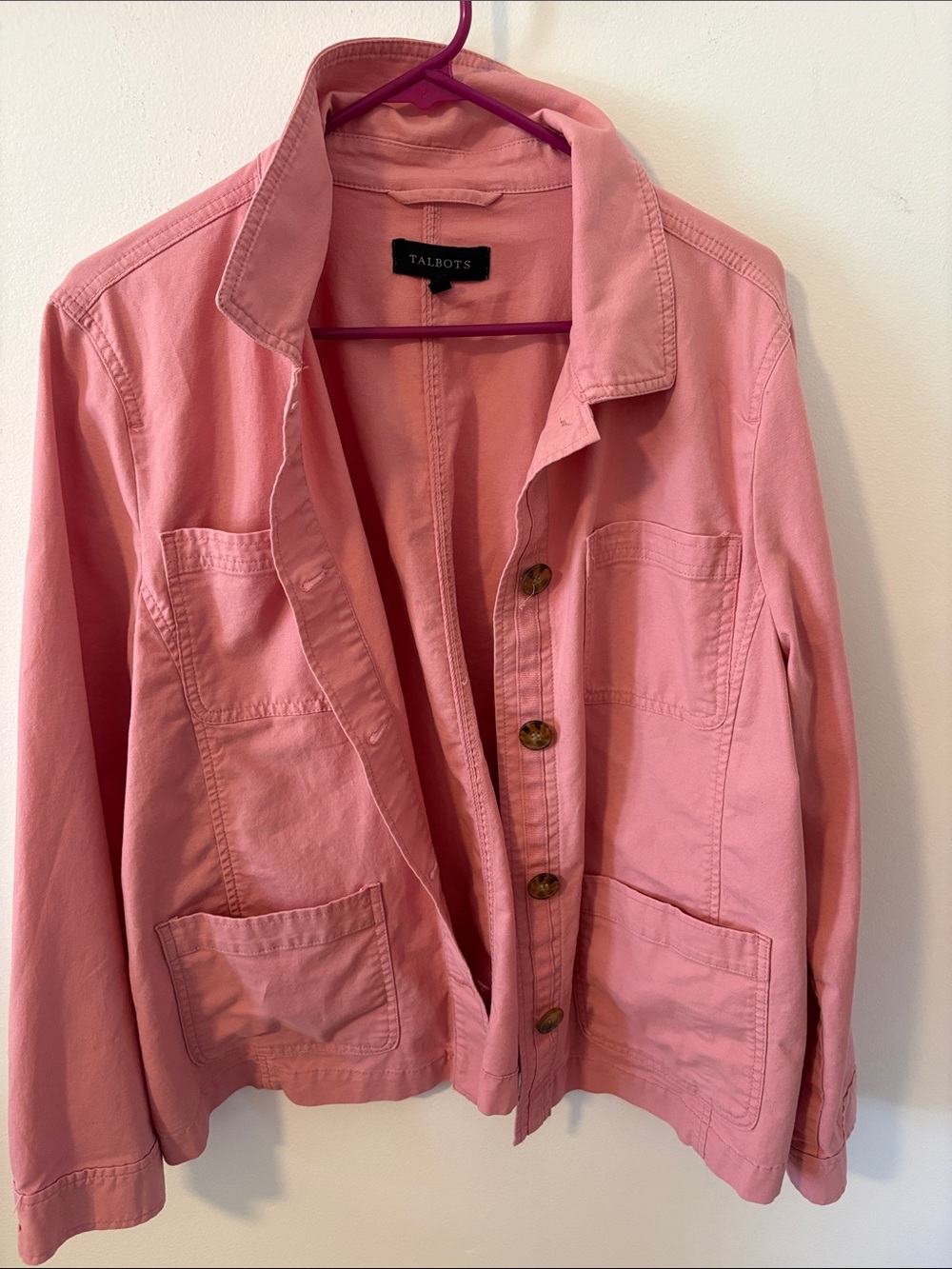Talbots Pink Utility-Style Jacket